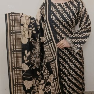 Kalamkari Ganga black